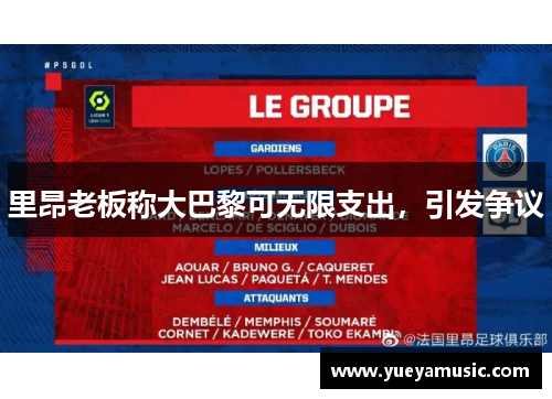 里昂老板称大巴黎可无限支出，引发争议